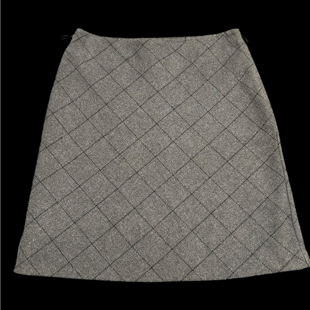 Elegant Gray A-Line Women's Skirt